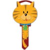 Lucky Line Cat Design Decorative House Key, KW11 Pack of