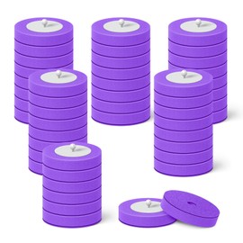 AIR U+ - cepillo para polvo de inodoro desechable, sistema de limpieza de inodoro, carrito de almacenamiento y 24 recambios de varitas para limpieza de baño (púrpura)