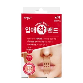 Atex Mouth Adhesion Bands Prevent Dry Mouth, 24-Pack, 3 Packs / 아텍스 입애착밴드 입안건조 방지 24매입, 3개