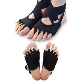 apprecia 足指 広げる トレーニング 足裏 アーチ サポーター 朝10分の履くだけスッキリ対策! 足指を開いて美しい姿勢をサポート STYLE ARTIST FLAT (L)