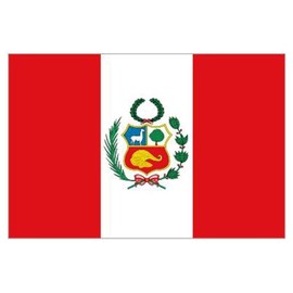 SHATCHI 5ft x 3ft National Flags Events Pub BBQ Decorations for Rugby Cricket Football Sports 2023 World Cup Banner Fan Support Table Cover, Polyester, Peru