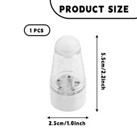 Bojueshaw 6ml Hair Oil Applicator Bottle,Root Comb Massager with Roller Ball,Portable Liquid Dispenser for Hair Growth Treatments & Essential Oils