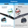 WTI Rear Wiper Arm Blade Set Compatible With Ford Explorer