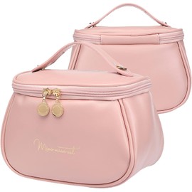 EARTHCONE Nylon Cosmetic Makeup Kit Storage Organizer Travel Toiletry Vanity Professional Bag (1Pcs), Multicolor, Standard, Bag, Multicolor, Standard, Bag