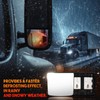 Lower Mirror Glass for Kenworth T680 T880, Lower Small Mirror