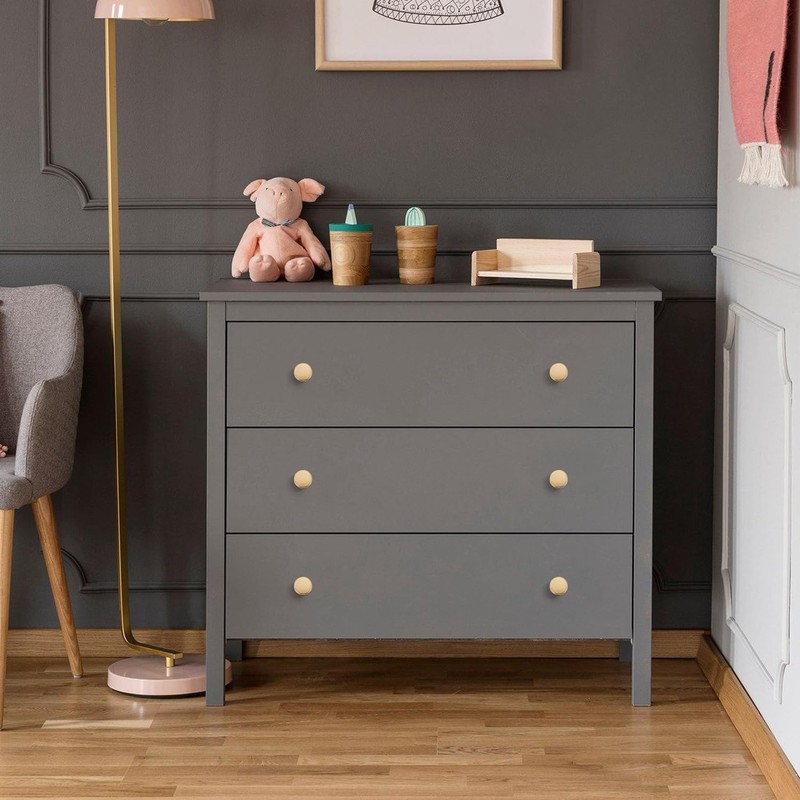 Ravinte 3 Pack Single Hole Kitchen Round Cabinet Knobs Champagne