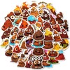 50 pcs, Spoof Poop Sticker, Funny Meme Stickers, Water Bottle