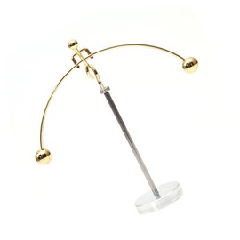 ORFOFE Weightlifting Man Desktop Ornament Iron Art Adornment Tumbler Man Unique Design Home Office Decor