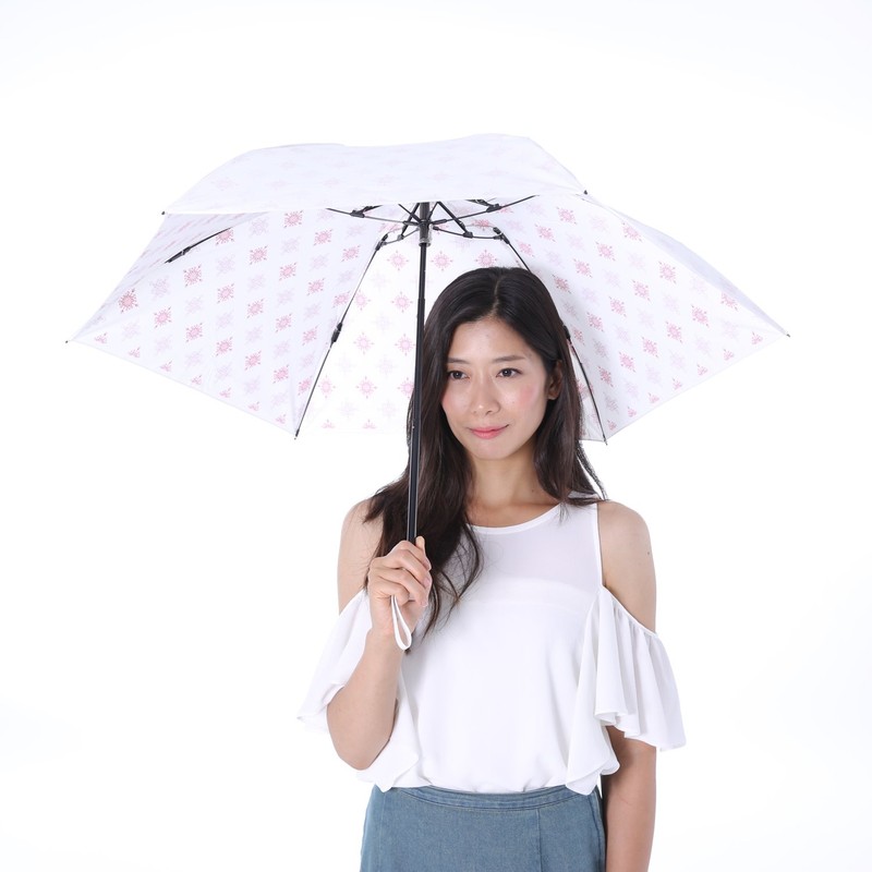 UVION 3945PK Parasol, Pink, 19.7 inches (50 cm), New Arabesque,