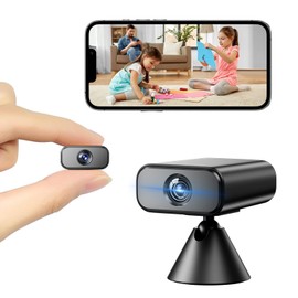 Small Camera, 2.4G WiFi Surveillance Camera, 1080P Resolution, 140° Wide Angle Shooting, Night Vision Function, Mini Camera, Long Time Recording, APP Remote, Easy Operation, Small, Security Camera, Supports 128 GB, Motion Detection, Recording, Surveillan