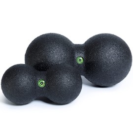 BLACKROLL® DUOBALL set - fascia ball. Self massage and fascia training. With small (8 cm) and large (12 cm) massage ball.