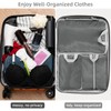 Compression Packing Cubes 7-Piece Set with Multi- Compartment Travel Bag,
