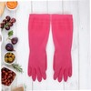COLLBATH 3 Pairs Thickened Latex Kitchen Gloves for Washing Dishes