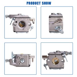 Autoparts Carburetor Replacement for Tecumseh TC200 TC300 640347 640347A TM049XA 2-Cycle Engine with Fuel Line Gasket