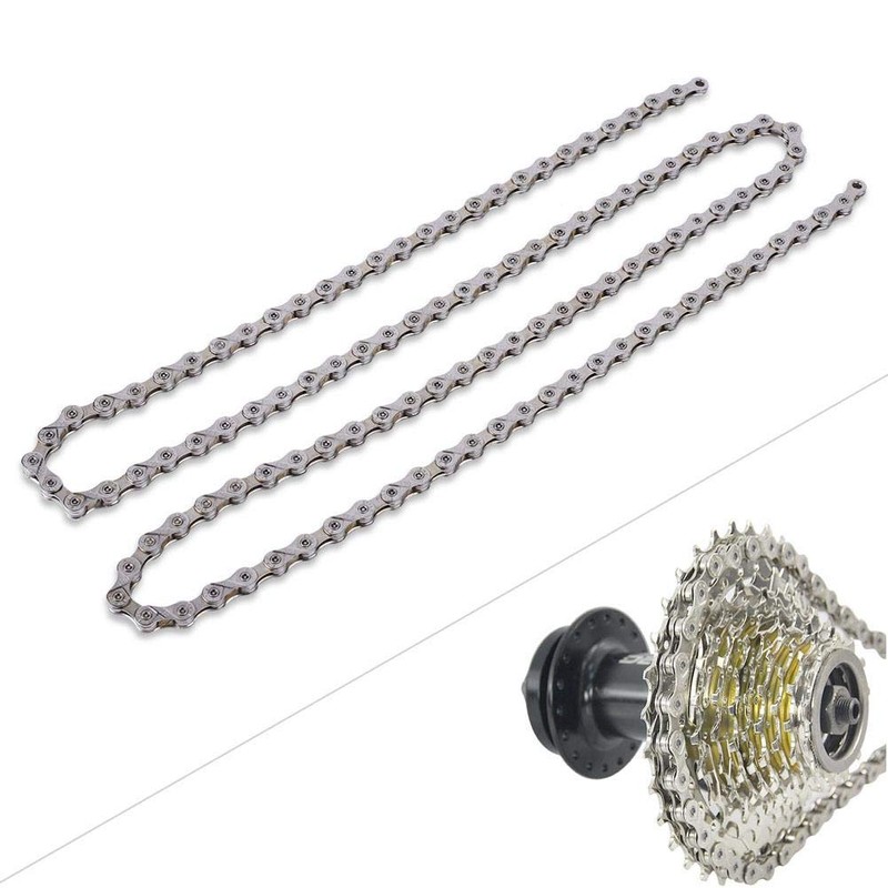 Bicycle Chain, 21/24/27 Speed Bike Chains Steel Hollow Chains for