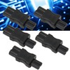 5Pcs IEC320 C6 to C7 Receptacle Connector Power Adapter Supply