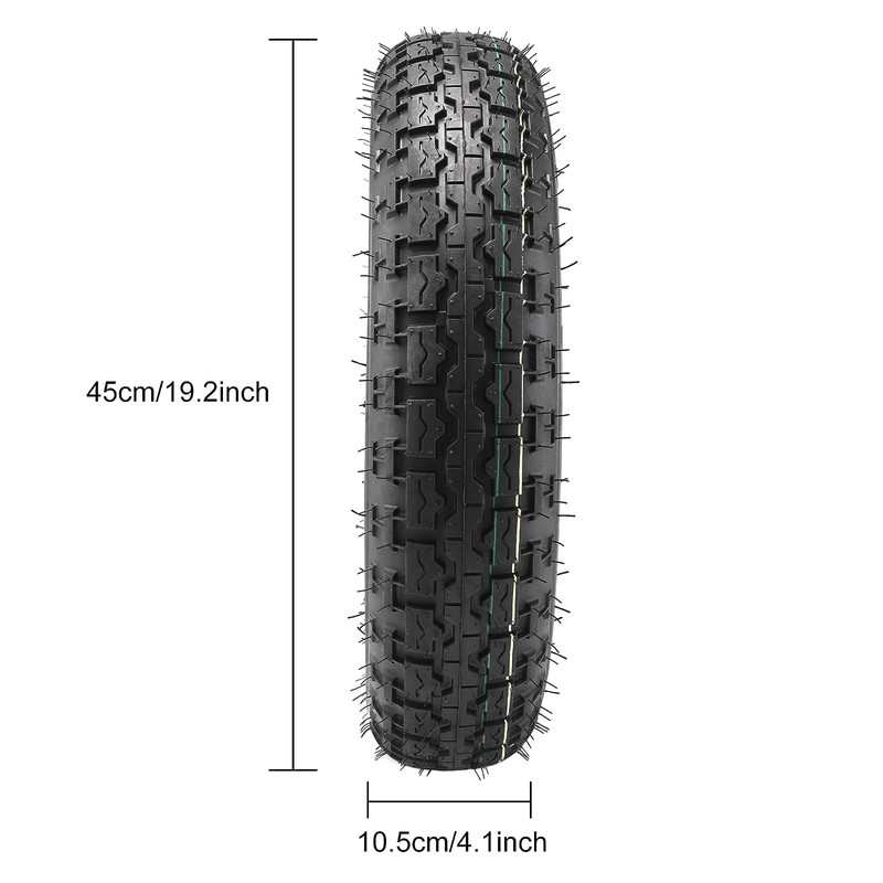 2 Pack Motorcycle Tire+Inner Tubes Dirt Bike Tire 4.00-10 Trail