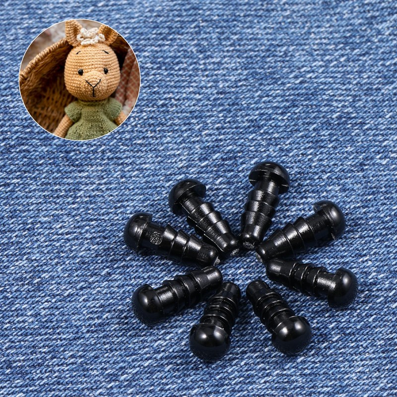 5mm Safety Eyes for Crocheting, 300 Pcs Plastic Eyes for