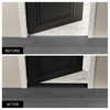 Greymond Floor Transition Strip - Self-Adhesive PVC Trim for Carpet