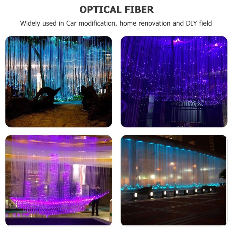 OSALADI Optical Fiber Cable Lights Guiding Fiber Optic Lighting Party