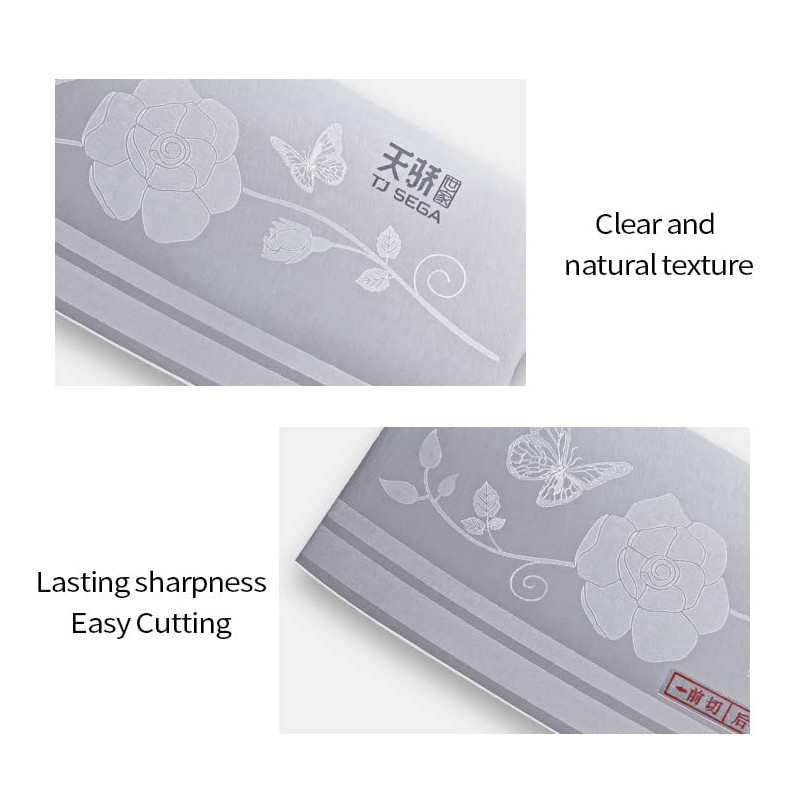 Meat Cleaver Knife 7.4 Inch, Ultra Sharp Chinese Chef's Knives,