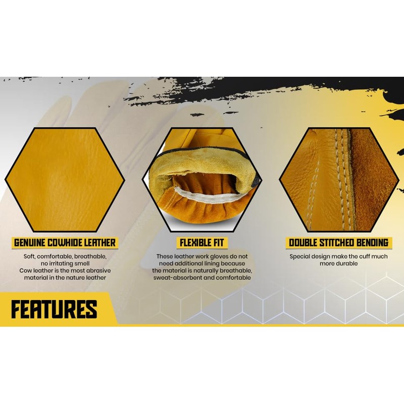 Pure sharp Gardening Gloves for Men and Women - Tough,