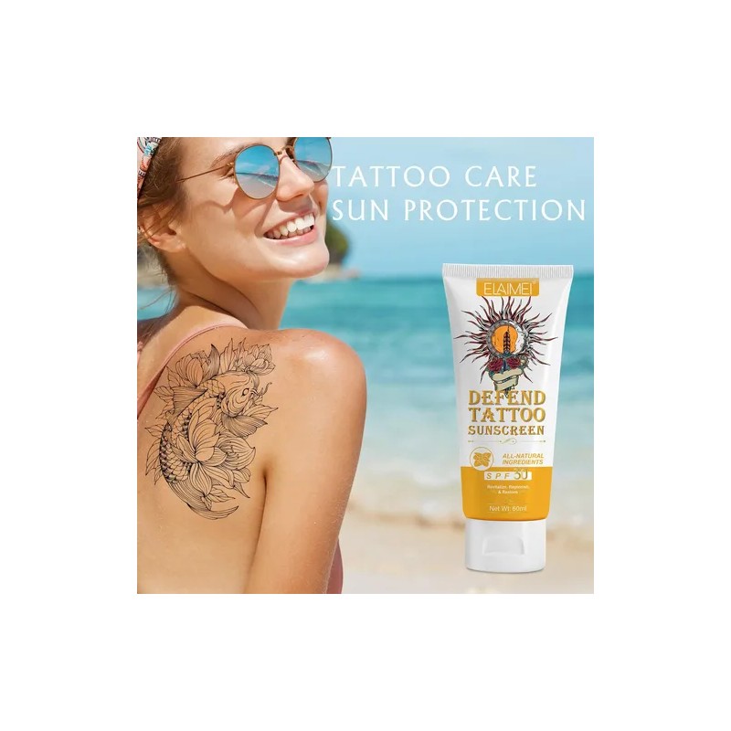 Protector Solar Tatuajes Hidratante | Revitaliza | Protege