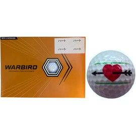 [Hapiraki Golf Line] Callaway WARBIRD Warbird 23 Year Model (White 1 Dozen _ Heart)