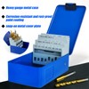 RURITKIT Tap and Drill Index/Case, Tap Drill Bit Index Box,