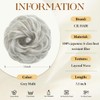 CJL HAIR Small Messy Bun Hair Pieces for Women Thin