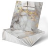 WAPANE Peel and Stick Tile Shower Waterproof Marble Tiles Wall