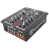 Rockville RDJ3BT 2 Channel DJ Mixer with USB, Bluetooth, Talkover,