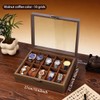 Wooden Watch Display Box for Watch Collection Storage – Glass