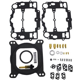Carburetor Rebuild Kit Replacement for Ede-lbrock 1400 1404 1405 1406 1407 1409 1411 1477 fit Automotive 500 600 650 700 750 & 800 CFM We-ber Marine Mercruiser kit 809064 Carter 9000 Se-ries 4 BBL