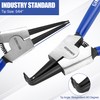 GINWORD 7-inch 4 Pcs Snap Ring Pliers Set, Circlip Pliers
