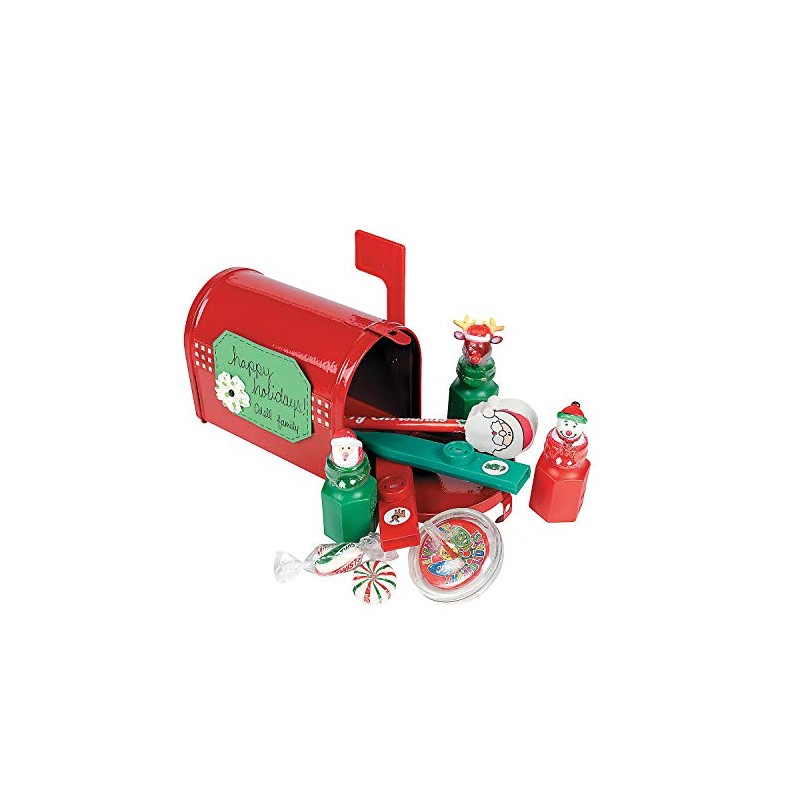 Fun Express Red Tinplate Mail Box - Kids Craft Activity