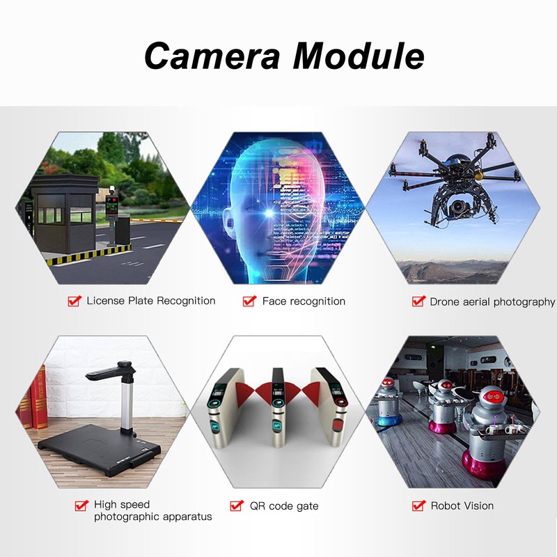 Camera Module 0.3MP Drive Free USB Distortion Free Len Video