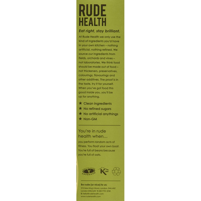 Rude Health Wholegrain Puffed Oats, 175g