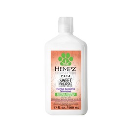 HEMPZ Petz, Dog Shampoo, Sweet Pineapple & Honey Melon Herbal Sensitive Shampoo, Soothing Oatmeal Complex,17 oz