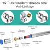 MAYYAYA Adjustable Handheld Shower Head Holder and Hose- Premium ABS