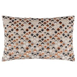 Paoletti Lexington Velvet Jacquard Cushion Cover, 40 x 60 cm