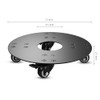 YUjieSTC Plant Stand with Wheels,3.0mm Thick Aluminum Alloy Plant Caddy