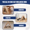 Angetra 3 Pack Cardboard Cat Scratcher & Scratch Pad with