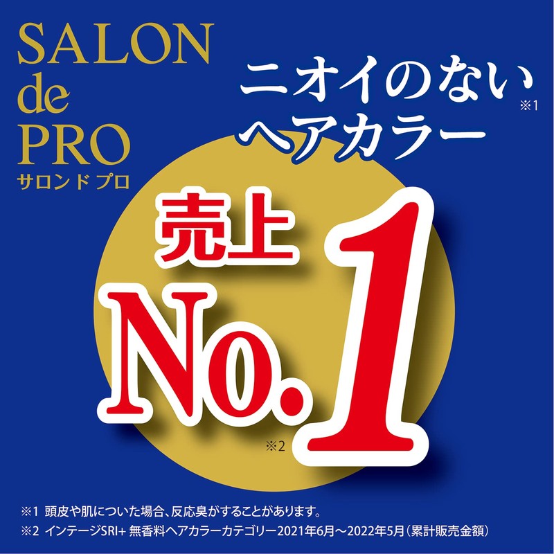 Salon de Pro Unscented Hair Color Fast Dye Cream (For