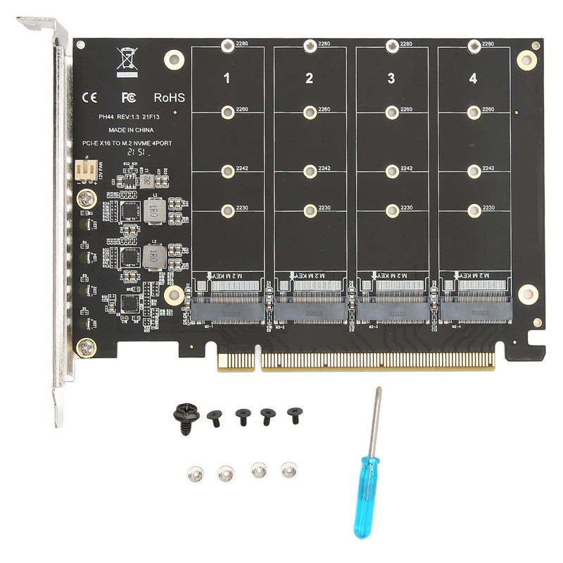 M.2 PCIE Adapter NVMe M.2 to PCIe 4.0 X16 Protocol