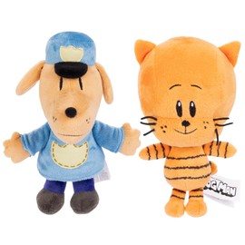 Dog Man Movie Plush - Dog Man and Lil Petey Plush 2-Pack, Collect All Dogman Plush by JAKKS Pacific, Based on The Dog Man Movie, for Kids Ages 4 Years and Up