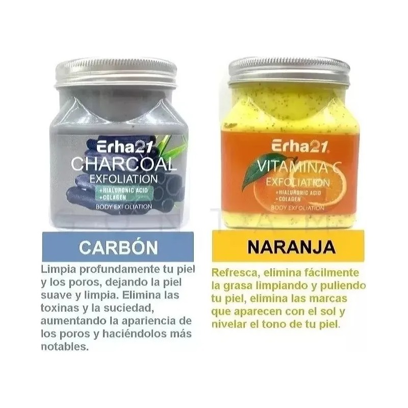 Exfoliante Facial Y Corporal Aromas Hidrata Aclara Manchas Todo Tipo