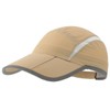 CONNECTILE Folding Mesh Sports Cap Reflective Stripe Breathable Runner Cap,