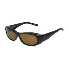 Haven Fits Over Sunwear Solana Over-Prescription Sunglasses,Tortoise Frame/Amber Lens,one size