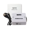 Mini HDMI to VGA Converter with Audio HDMI2VGA 1080P Adapter